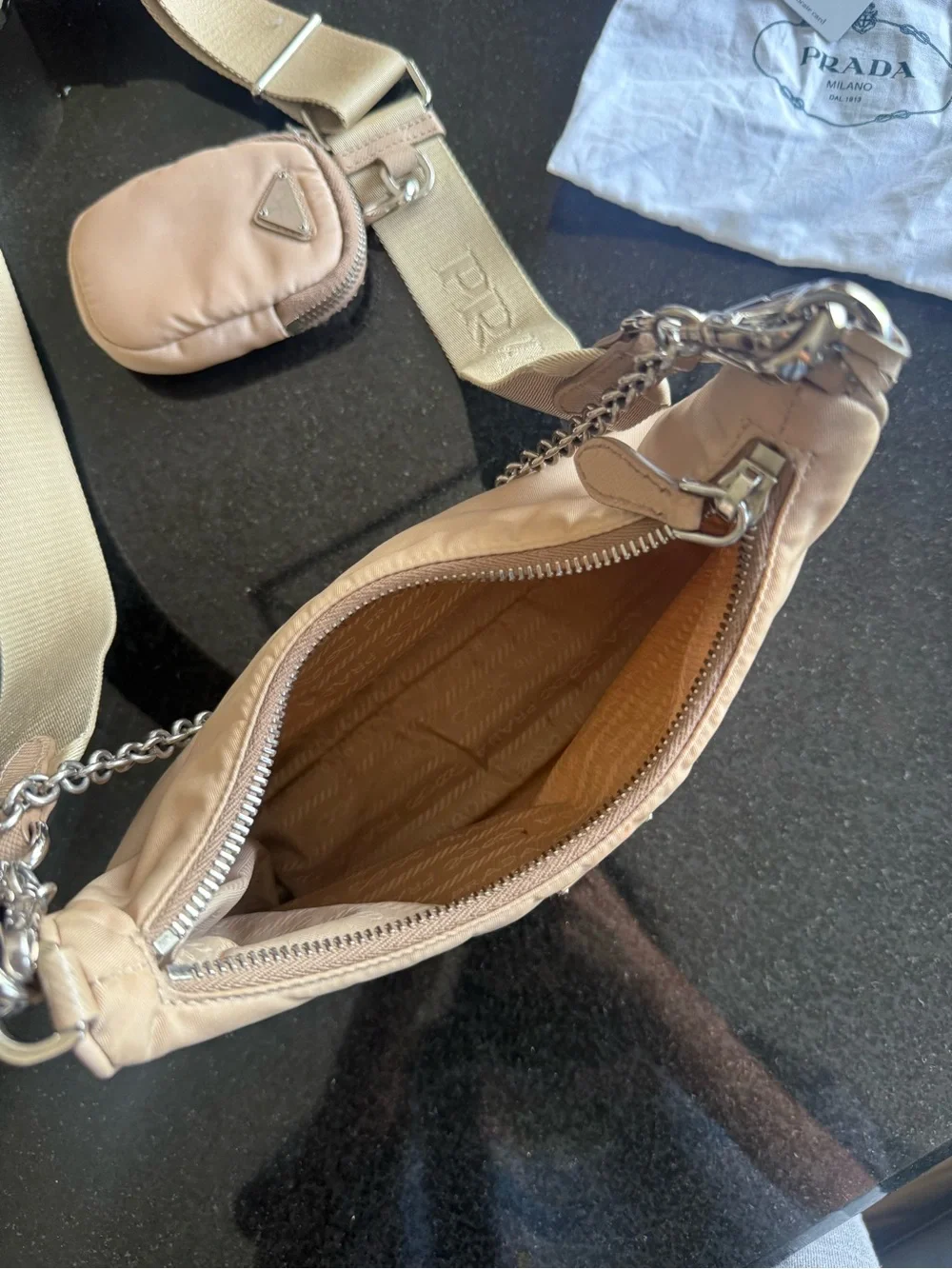 Prada nylon shoulder